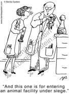 funny science scientist lab laboratory research experiment man woman media antivivisection labcoat theory cartoons cartoon 1627